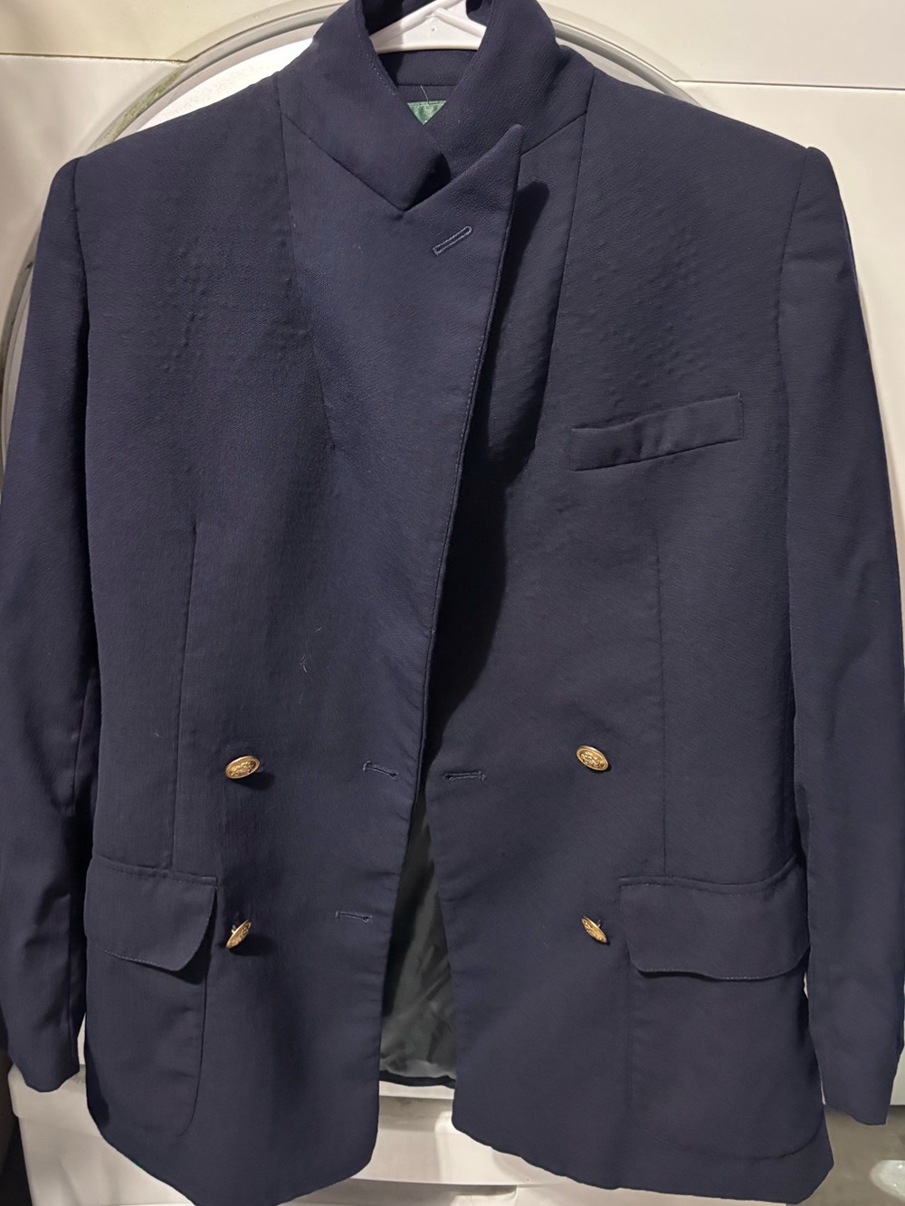 Lauren Ralph Lauren Navy Blazer with Gold-Tone Buttons